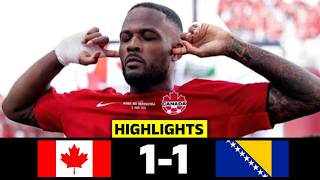 Canada vs Bosnia and Herzegovina 1-1 HIGHLIGHTS and GOALS from the FULL MATCH | World Cup 2026