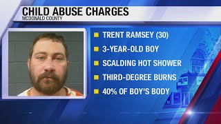 Missouri man forced toddler into scalding hot shower 'to teach him a lesson,' police say