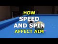 How SPEED AND SPIN Affect AIM