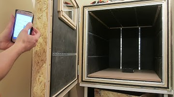 CNC router soundproof case test (-40dB attenuation)