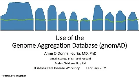 Presentation - Use of the Genome Aggregation Datab...