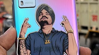 How to apple Sidhu moose wala 3D sticker on mobile and Bike