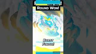 Valt uses brave sword with ultra power but burst with yellow flash Beyblade burst rivals new update