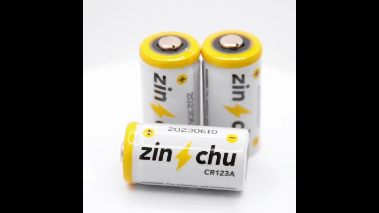 Батарейка литиевая "Zinchu", тип CR123A, 3.0В 1500мАч