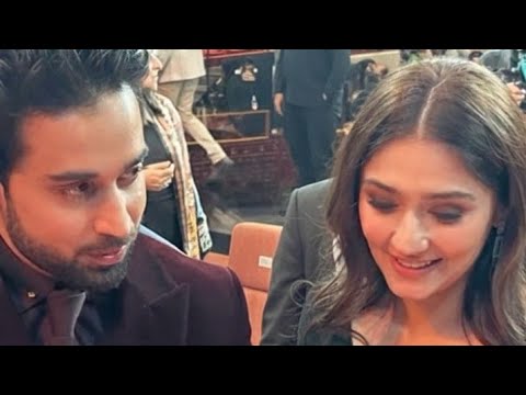 Durefishan Bilal Abbas Romantic Moments At 10th Hum Tv Awards 