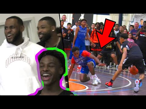 LeBron’s 15U Squad SHUTS IT DOWN! NASTY Poster + ANKLE BREAKER! Strive For Greatness VS GORILLAS