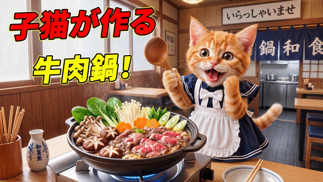 まさかの展開】お金ゼロで大好きな鍋が食べられない…さくらにゃんこ