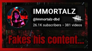 This DBD creator faked his videos... (ft @QuietKills)
