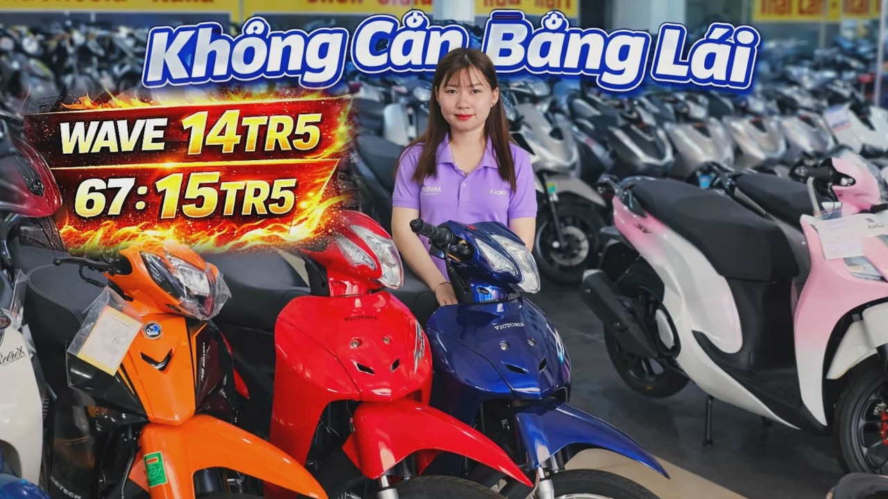 Chưa Có Bằng Lái Vẫn Chạy Moto! Mini 50cc 16tr5 – Wave 14tr5 – 67 chỉ 15tr5, góp 15p nhận xe