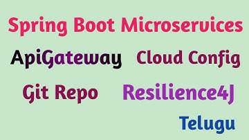 Spring Boot Microservices full example | Microservices using Spring Boot in Telugu |Thiru Academy