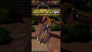 Celebrating My 20 Year Veterans Cape in RuneScape! #RuneScape #VeteransCape #OSRS #Shorts #20Years