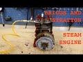 Briggs engine to COMPRESSED AIR/STEAM ENGINE!