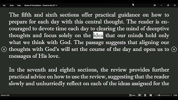 ChatGPT ACIM Review IV Introduction