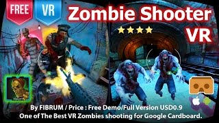 Zombies Shooter VR - One of The Best VR 3D SBS Zombies Shooter for Google Cardboard. (HD 1080p) screenshot 2