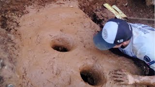 Making a wood stove with clay - rural mountain life