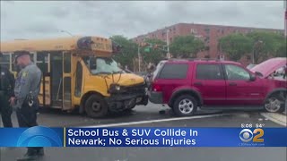 Famous SUV Collides With School Bus In Newark Profile
