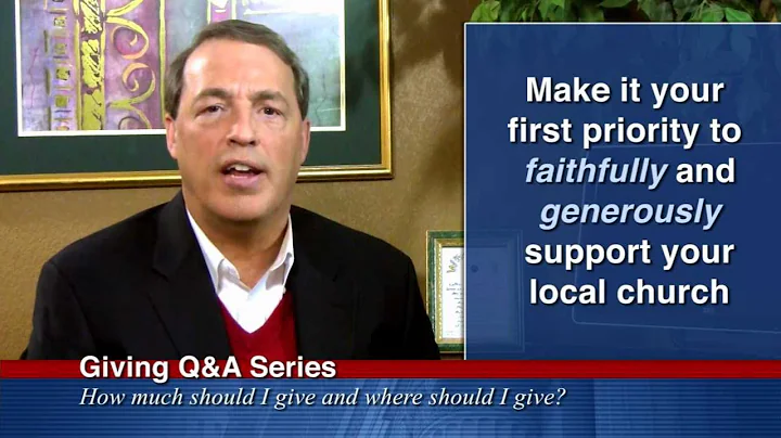 Q&A #12: How much should I give and where should I give?