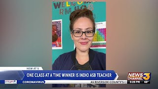 Indio Middle School ASB teacher selected as February ‘One Class At A Time’ winner