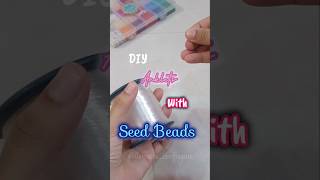 DIY Seed Bead Anklet Tutorial 🎀 | Make Your Own Beaded Anklet ✨🌷 #shorts #craft #diy #jewellery