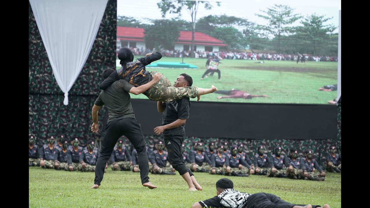BELA DIRI MILITER SISWA SPPI BATCH  - 3SAAT TUTUP PENDIDIKAN DI RINDAM XV/PATTIMURA