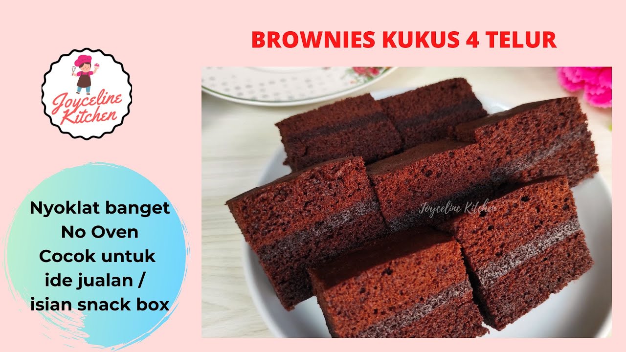 CARA MEMBUAT BROWNIES KUKUS COKLAT 4 TELUR RESEP NY.LIEM YouTube