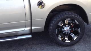 RimTyme of Charlotte Rolls out a Dodge Ram on 20" RBP 95R wheels and 285/55R20 Amp tires