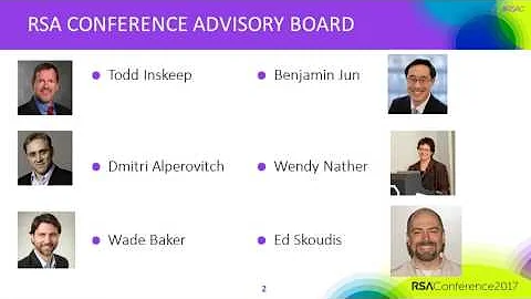 Virtual Session: RSA Conference 2017 Advisory Board Roundtable