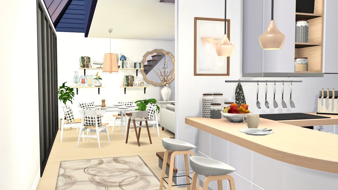 Scandinavian House | Stop Motion | THE SIMS 4 - YouTube