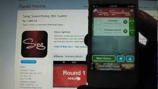 Sing Something the Game App Review for iDevices ft. (TalkingMobile) screenshot 5