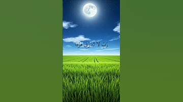 رب لا تذرني فردا وأنت خير الوارثين ـ سورة الأنبياء ـ دعاء نبي الله زكريا عليه السلام #قران_كريم