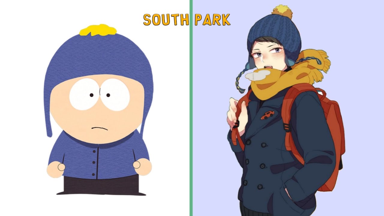 Twenty South Park Characters Reimagined As Anime Style Version 