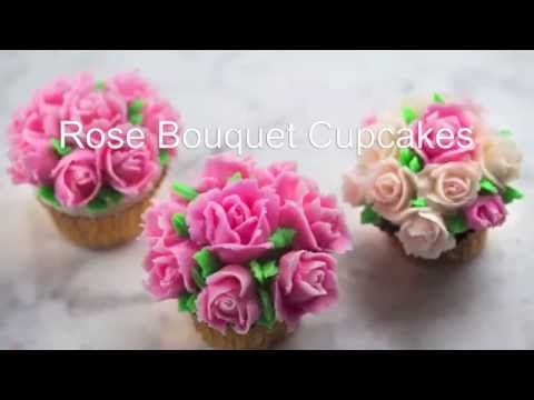 How to Make Buttercream Rose Cupcakes