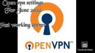 June 2022 open vpn settings screenshot 3
