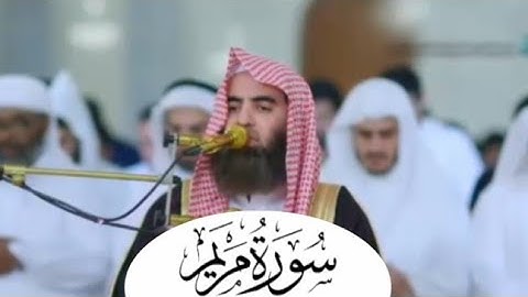 ﴿وقالوا اتخذ الرحمن ولدا﴾سوره مريم_محمد اللحيدان 🫀 تلاوه خاشعه ومؤثرة 🫁🤍