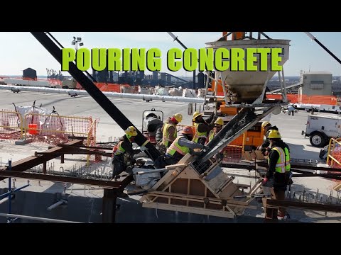Pouring Concrete | Gordie Howe International Bridge