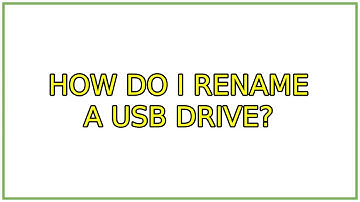 Ubuntu: How do I rename a USB drive? (4 Solutions!!)