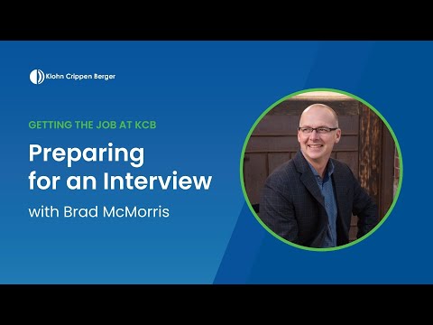 Getting the Job at KCB | Interview Tips with Brad McMorris