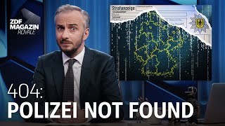 Wo die deutsche Polizei bei der Verfolgung von Straftaten im Internet versagt | ZDF Magazin Royale