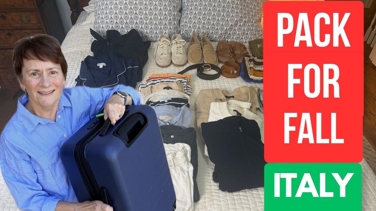 What I'm Packing for 3 Weeks in Italy Fall 2026 (Carry-on Only)