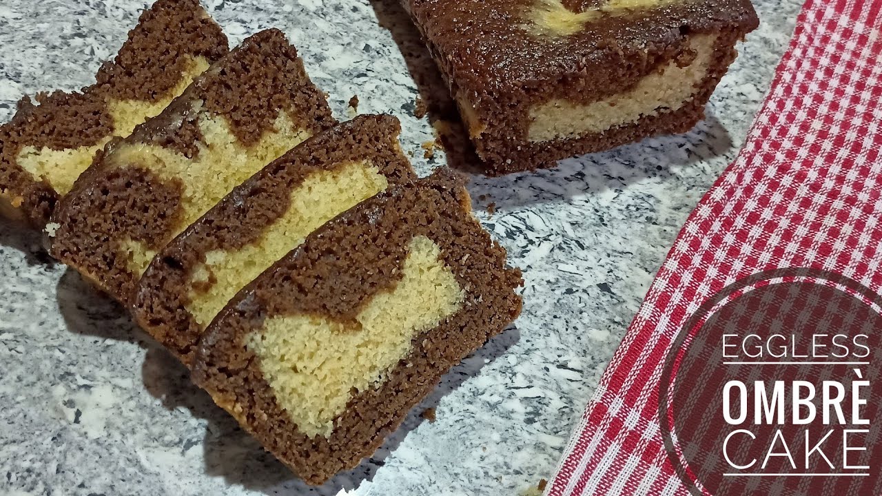 Eggless Ombrè Cake Recipe/How To Make Chocolate Ombre Cake Without Oven & Eggs/Tea Time Cake Recipes