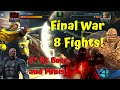 Final War! 8 Fights+6* R3 Boss and Minis! Season 21 War #12! - Marvel Contest of Champions