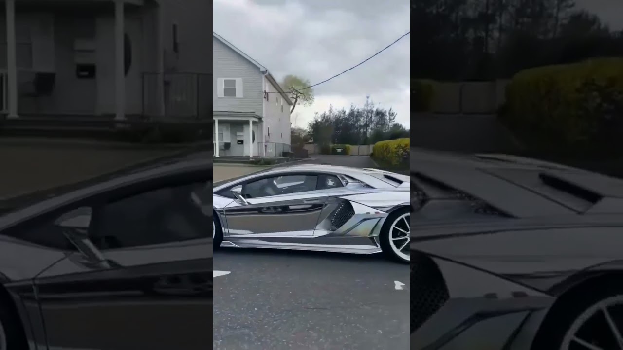 Lamborghini Chrome Wrapped 🔥