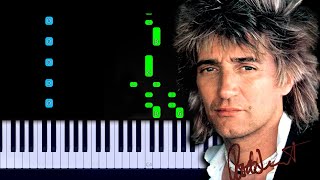 Rod Stewart - Da Ya Think I'm Sexy Piano Tutorial