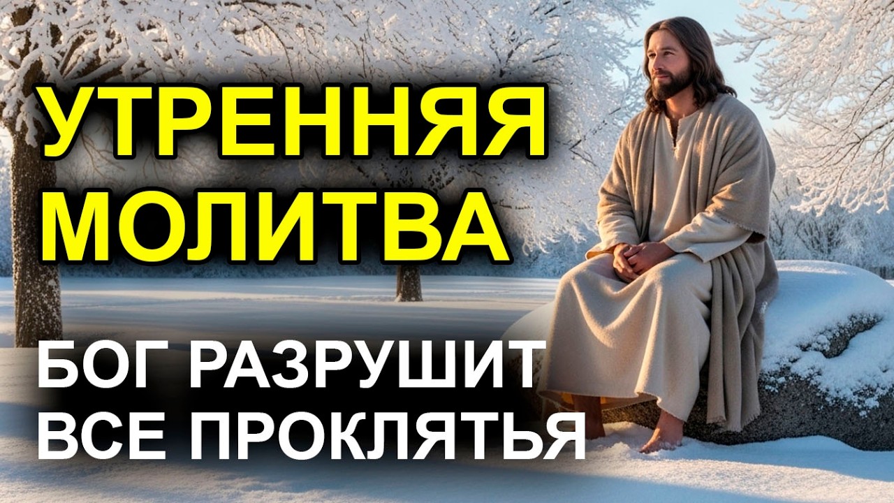 УТРЕННЯЯ МОЛИТВА ЗАЩИТА ОТ ПРОКЛЯТИЙ И ВРАГОВ  Никто не посмеет навредить тебе