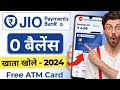 Jio payment bank account open kaise kare | Jio bank account opening | Zero balance savings account