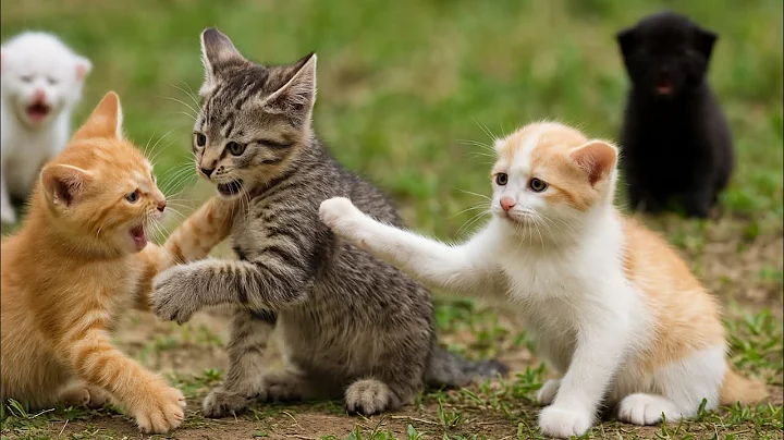 Video 11252421: cute cat baby sound, newborn kittens, purring, kitten playing