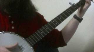 Video thumbnail of "I'll Fly Away -- clawhammer banjo"