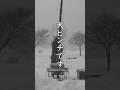 キャンプ場で大ピンチ!!雪がすごくてテントが設営できない!! #japanesecamp #wintercamping #shorts