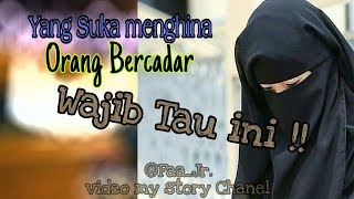 Status Wa keren// Menghina wanita bercadar