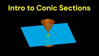 Conic Sections Explained CLEARLY & Intuitively! | Circles, Ellipses, Parabolas, & Hyperbolas